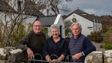 Eddie Spear, Shirley Spear and Gordon Campbell Gray