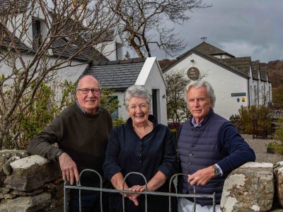 Eddie Spear, Shirley Spear and Gordon Campbell Gray
