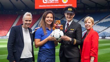 Loganair Scotland womens football team