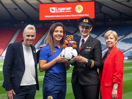 Loganair Scotland womens football team